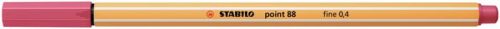 Tűfilc, 0,4 mm, STABILO "Point 88", eperpiros