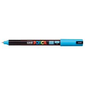   Dekormarker, 0,7 mm, UNI "Posca PC-1MR", világoskék