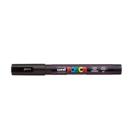 Dekormarker, 0,9-1,3 mm, UNI "Posca PC-3M", fekete