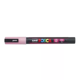   Dekormarker, 0,9-1,3 mm, UNI"Posca PC-3ML", fényes rózsaszín