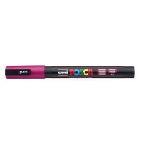   Dekormarker, 0,9-1,3 mm, UNI "Posca PC-3M", fukszia