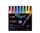 Dekormarker készlet, 0,9-1,3 mm, UNI "Posca PC-3ML", 8 különböző csillogó szín