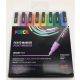 Dekormarker készlet, 0,9-1,3 mm, UNI "Posca PC-3M", 8 különböző pasztell szín