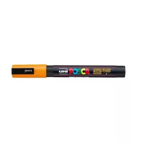   Dekormarker, 0,9-1,3 mm, UNI "Posca", ragyogó sárga