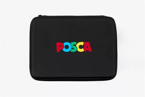 Dekormarker-készlet, táskában, UNI "Posca", 40 darabos