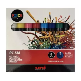   Dekormarker készlet, 1,8-2,5 mm, UNI "Posca PC-5M"