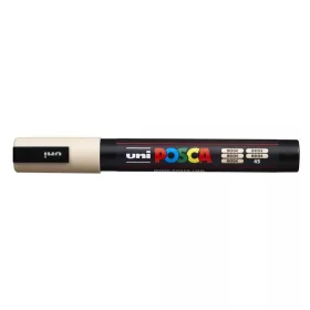Dekormarker, 1,8-2,5 mm, UNI "Posca PC-5M", bézs