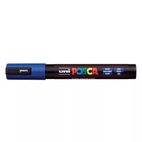 Dekormarker, 1,8-2,5 mm, UNI "Posca PC-5M", kék