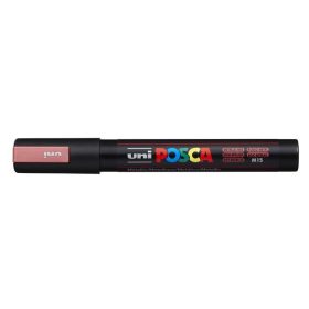   Dekormarker, 1,8-2,5 mm, UNI "Posca PC-5M", metál piros