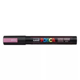   Dekormarker, 1,8-2,5 mm, UNI "Posca PC-5M", metál rózsaszín