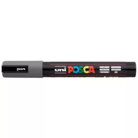   Dekormarker, 1,8-2,5 mm, UNI "Posca PC-5M", mély szürke