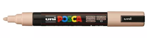 Dekormarker, 1,8-2,5 mm, UNI "Posca PC-5M", púder rózsaszín