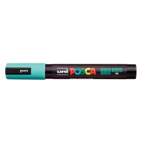   Dekormarker, 1,8-2,5 mm, UNI "Posca PC-5M", tengerzöld