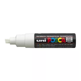 Dekormarker, 8 mm, UNI "Posca PC-8K", fehér