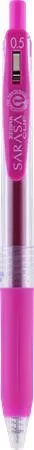 Zseléstoll, 0,33 mm, nyomógombos, ZEBRA "Sarasa Clip", magenta