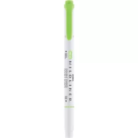   Szövegkiemelő, 1,0/3,5 mm, kétvégű  ZEBRA "Mildliner Cool & Refined" zöld