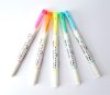 Ecsetirón készlet, kétvégű  ZEBRA "Mildliner Fluorescent", 5 szín