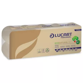   Toalettpapír, 2 rétegű, kistekercses, 19,8 m, LUCART, "EcoNatural10"