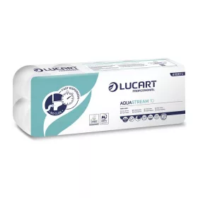   Toalettpapír, 2 rétegű, kistekercses, 22 m, LUCART "Aquastream 10"