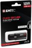 Pendrive, 128GB, USB 3.2, titkosított, EMTEC "B120 Click Secure"