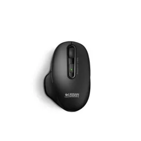   Egér, vezeték nélküli, optikai, tölthető, USB+BT, URBAN FACTORY "Onlee Pro Dual", fekete
