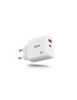 Hálózati töltő, 1xUSB-A (12W), 1xUSB-C (45W), URBAN FACTORY