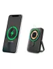 Power bank, mágneses (vezeték nélküli), 10.000mAh, URBAN FACTORY, szénfekete