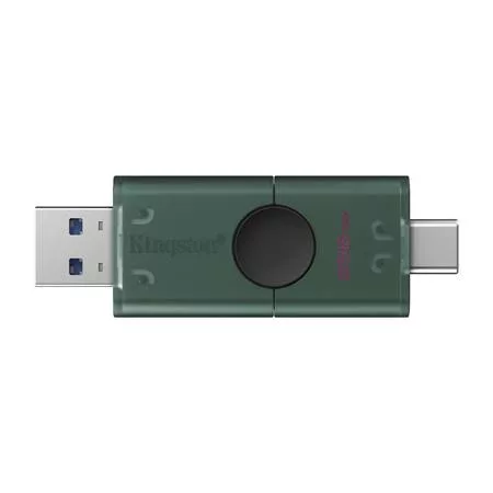 Pendrive, 256GB, USB 3.2 Gen1, USB-A/USB-C, KINGSTON "DataTraveler Duo"