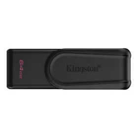   Pendrive, 64GB, USB 3.2 Gen1, KINGSTON "DataTraveler Exodia S", fekete