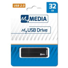 Pendrive, 32GB, USB 2.0, MYMEDIA (by VERBATIM)