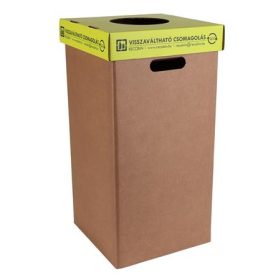   Szelektív hulladékgyűjtő, betétdíjas palackoknak, újrahasznosított, 50 l, RECOBIN "Office"