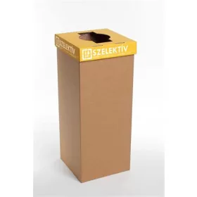   Szelektív hulladékgyűjtő, 50 l, RECOBIN "Office", sárga