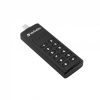 Pendrive, 128GB, USB-C (USB 3.2), titkosítás, 160/130Mb/s, VERBATIM "Keypad Secure"