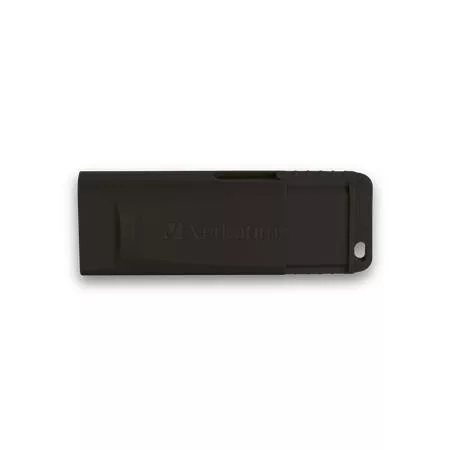 Pendrive, 16GB, USB 2.0, VERBATIM "Slider", fekete