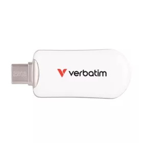   Pendrive, 256GB, USB-C 3.2 Gen1, VERBATIM "Plectra", fehér