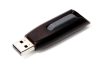Pendrive, 256GB, USB 3.2, 80/25 MB/s, VERBATIM "V3", fekete-szürke