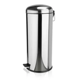   Pedálos szemetes, ipari, fém, horganyzott, 30 l, kivehető vödörrel