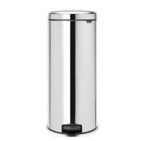   Pedálos szemetes, ipari, fém, horganyzott, 30 l, kivehető vödörrel