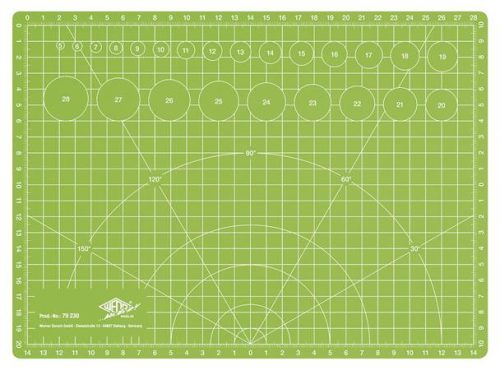 Vágóalátét, barkácsoláshoz, A4, WEDO "Comfortline", zöld