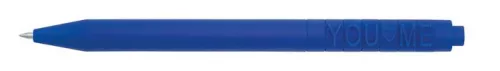 Zseléstoll, nyomógombos, 62 db betűgyűrűvel, 2 db, WEDO "Letter Pen Puzzle", kék