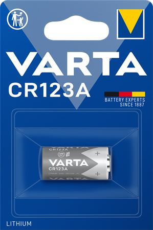 Elem, CR123A fotóelem, lítium, 1 db VARTA