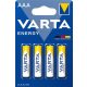 Elem, AAA mikro, 4 db, VARTA "Energy"