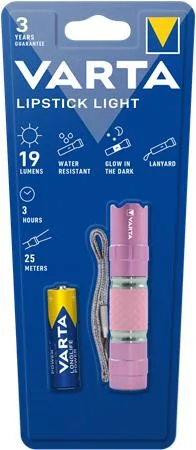 Elemlámpa, 1xAA, 1 LED, rúzs-forma, VARTA