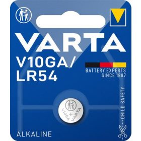 Gombelem, V10GA/LR1130/LR54/189, 1 db, VARTA