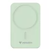 Power bank, mágneses (vezeték nélküli), 20.000mAh, VERBATIM "Charge n Go Essentials", zöld