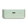 Power bank, mágneses (vezeték nélküli), 20.000mAh, VERBATIM "Charge n Go Essentials", zöld