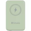 Power bank, mágneses (vezeték nélküli), 10.000mAh, VERBATIM "MCP-10, zöld