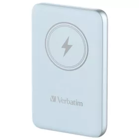   Power bank, mágneses (vezeték nélküli), 10.000mAh, VERBATIM "MCP-10, kék