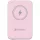 Power bank, mágneses (vezeték nélküli), 10.000mAh, VERBATIM "MCP-10, rózsaszín