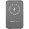 Power bank, mágneses (vezeték nélküli), 10.000 mAh, VERBATIM "MCP-10, szürke